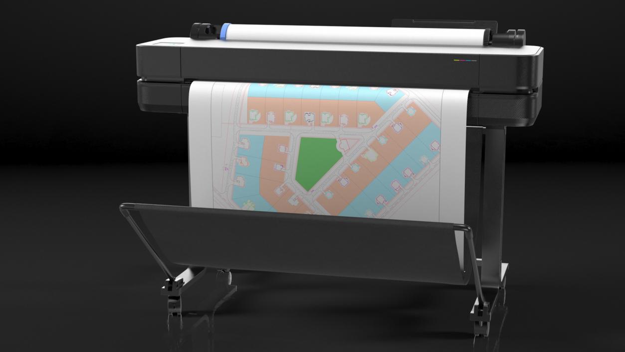 Wireless Plotter Printer Open 3D model