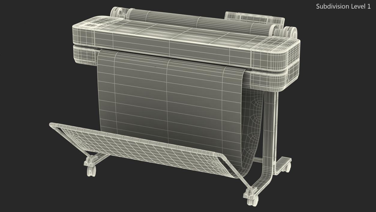 Wireless Plotter Printer Open 3D model