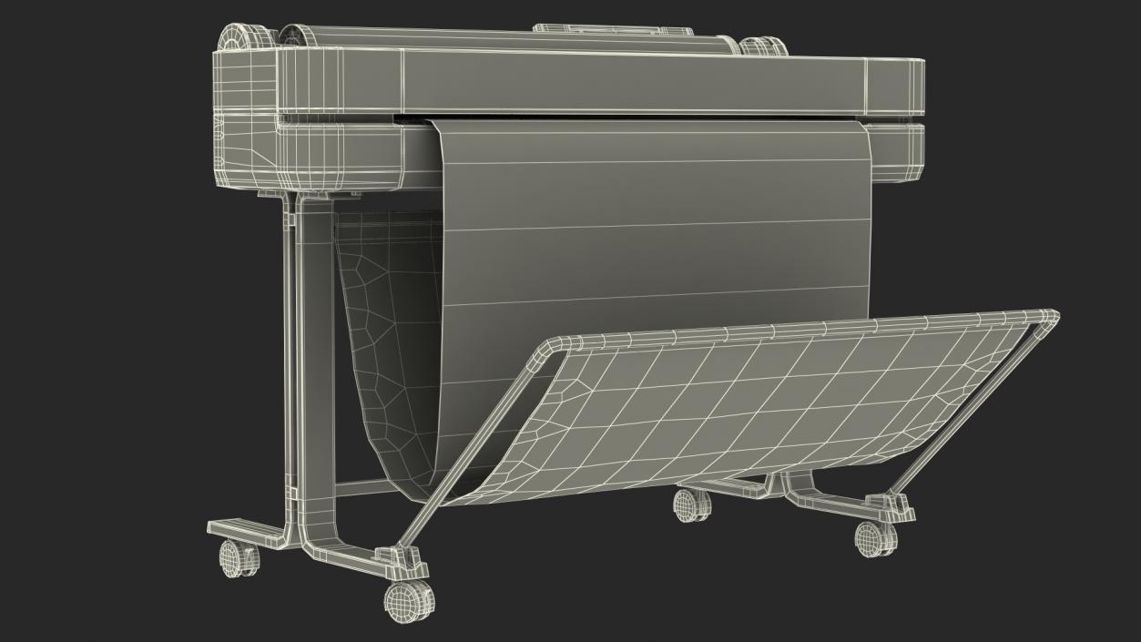 Wireless Plotter Printer Open 3D model