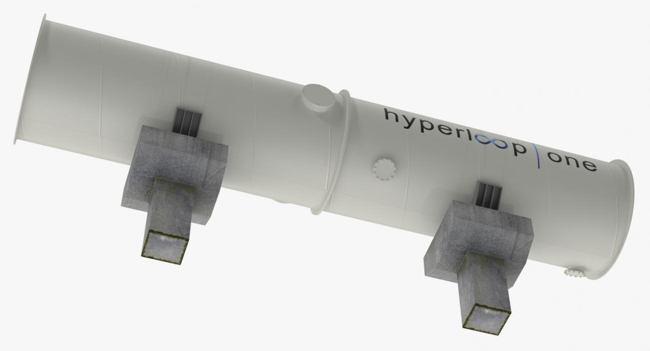 Hyperloop Tube 3D model