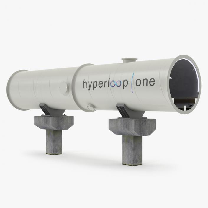 Hyperloop Tube 3D model