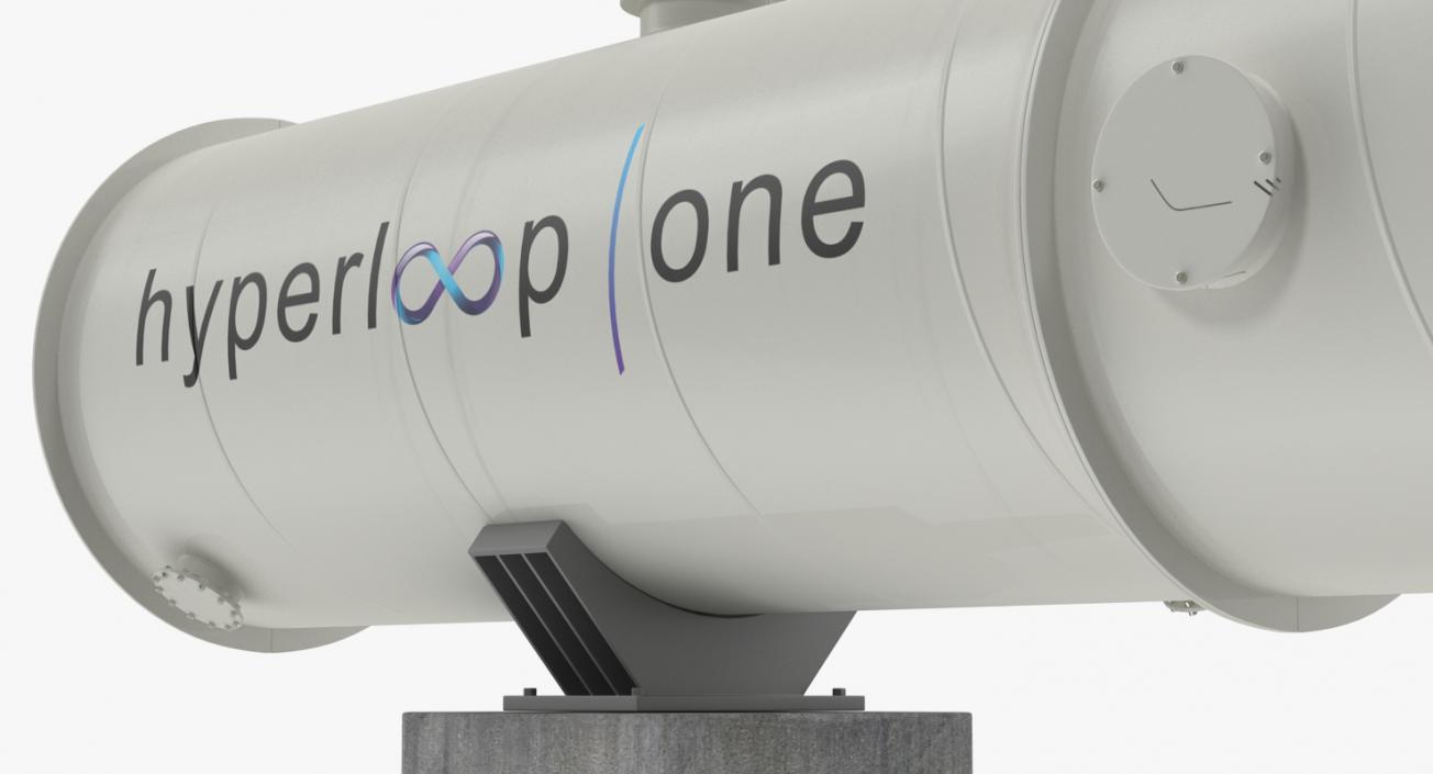 Hyperloop Tube 3D model