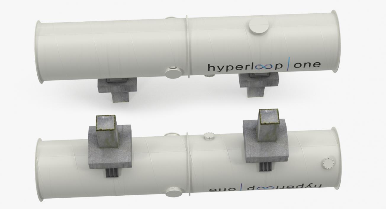 Hyperloop Tube 3D model