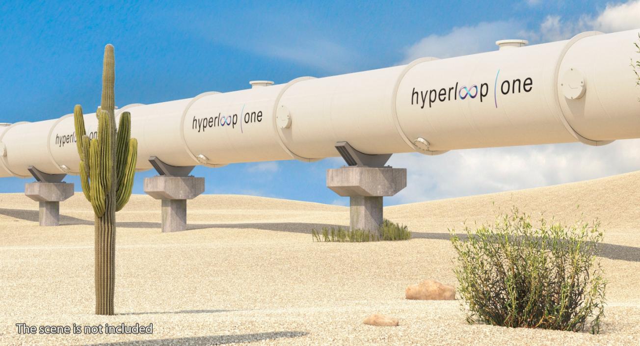 Hyperloop Tube 3D model