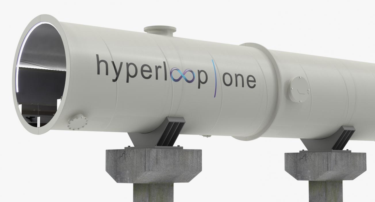 Hyperloop Tube 3D model