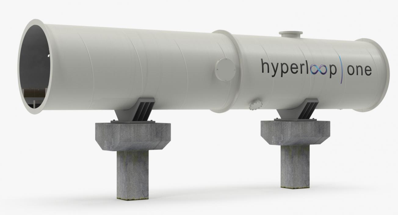 Hyperloop Tube 3D model