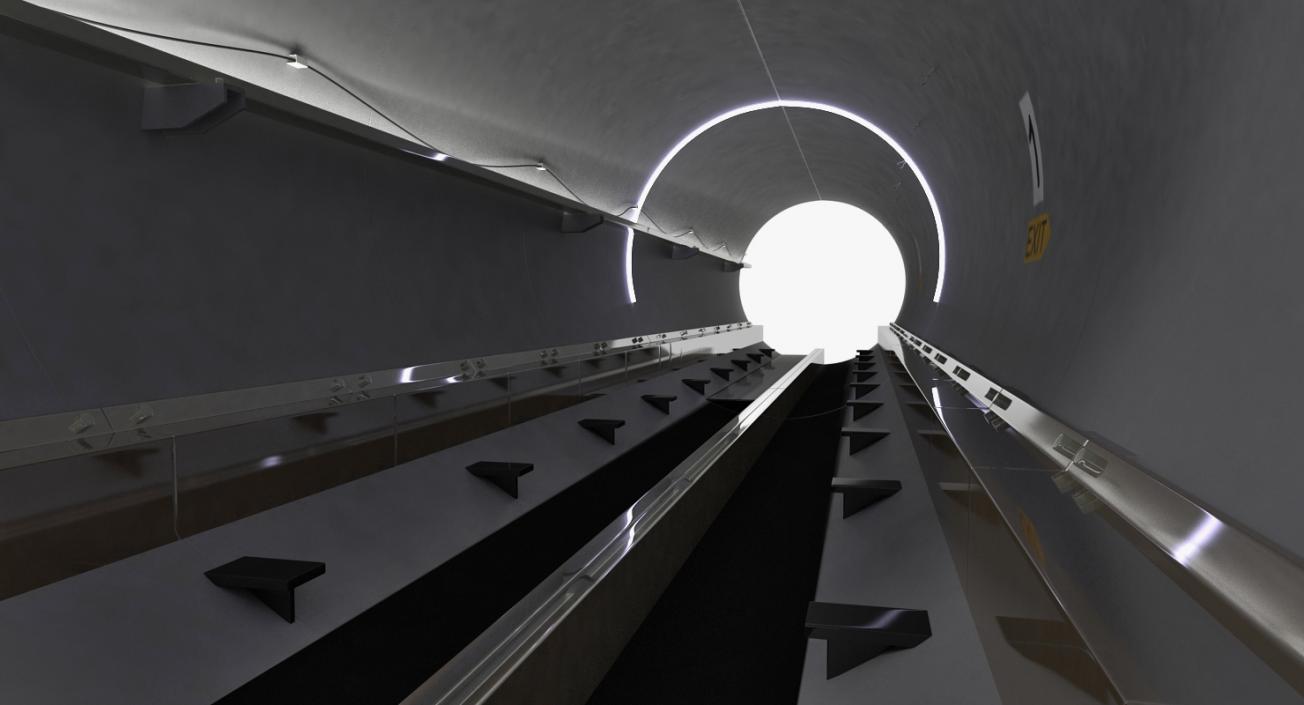 Hyperloop Tube 3D model