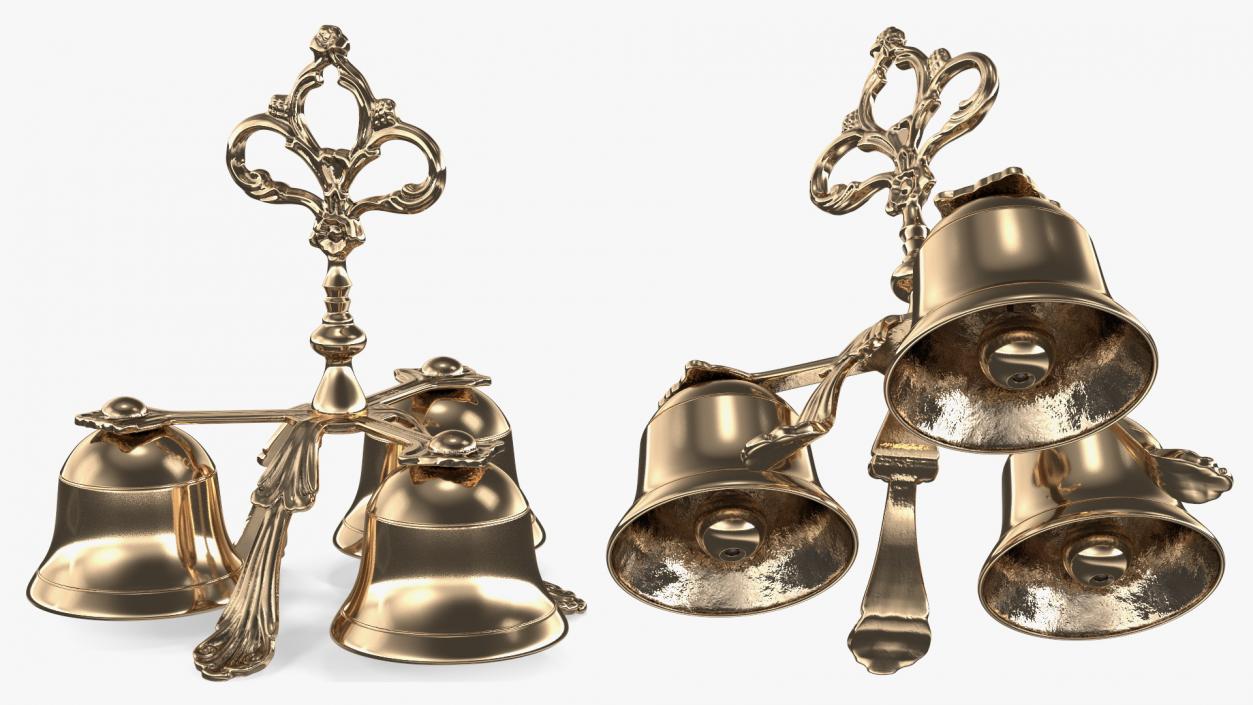 3D Cathedral Bells Collection 4 model