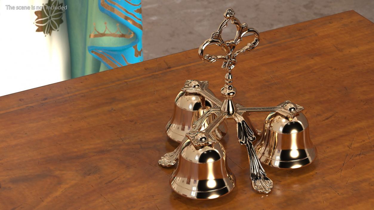 3D Cathedral Bells Collection 4 model