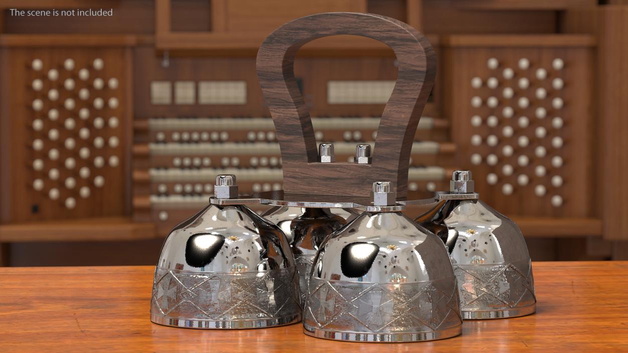 3D Cathedral Bells Collection 4 model