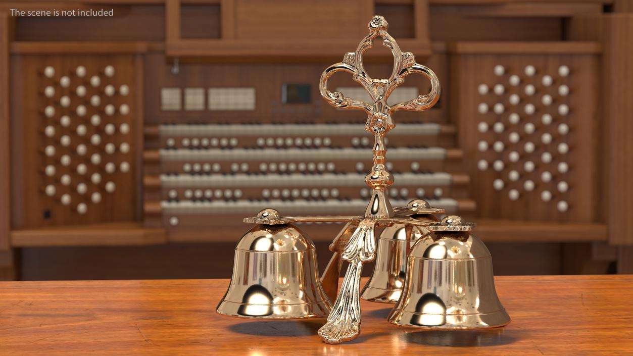 3D Cathedral Bells Collection 4 model