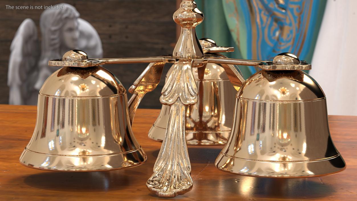 3D Cathedral Bells Collection 4 model