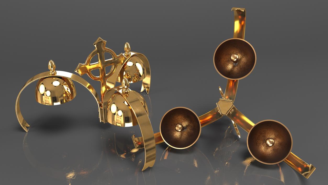 3D Cathedral Bells Collection 4 model