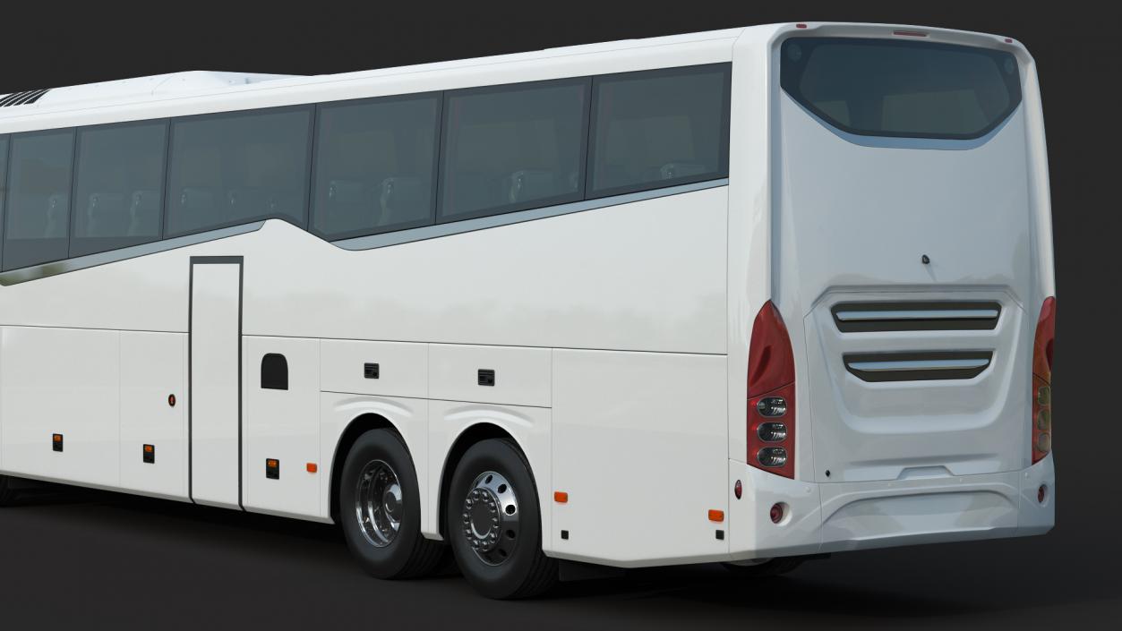 3D Luxury Coach Tour Bus Rigged model