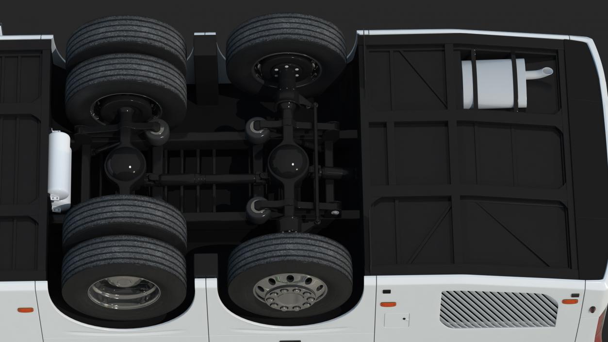 3D Luxury Coach Tour Bus Rigged model