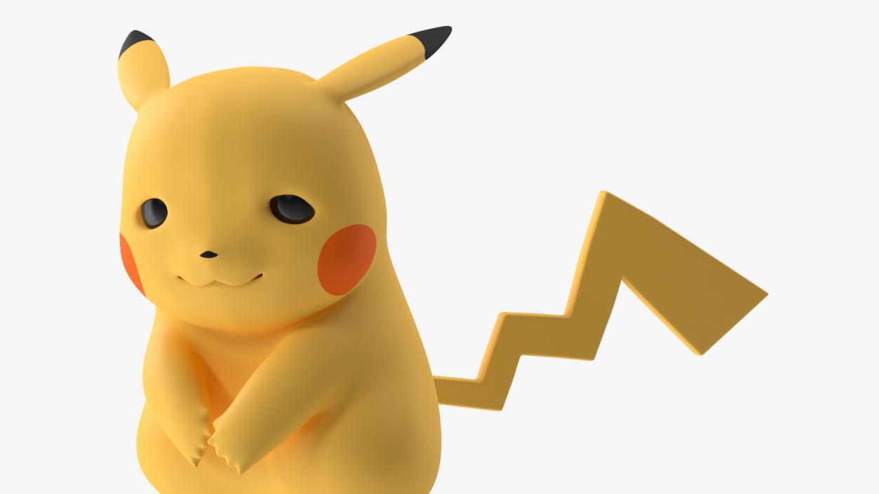 3D Pikachu Character Rigged for Maya model