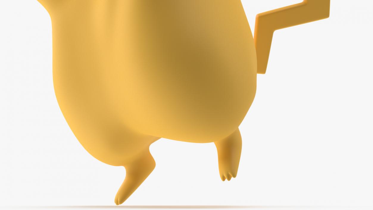 3D Pikachu Character Rigged for Maya model