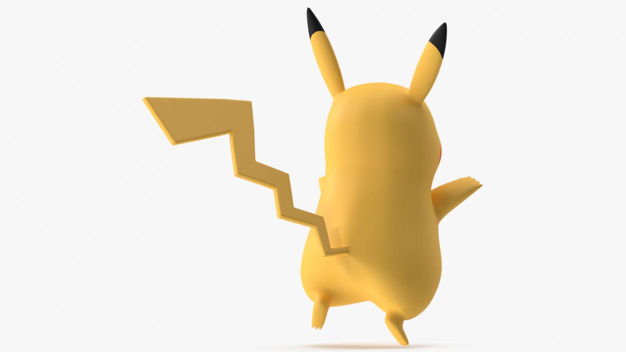 3D Pikachu Character Rigged for Maya model