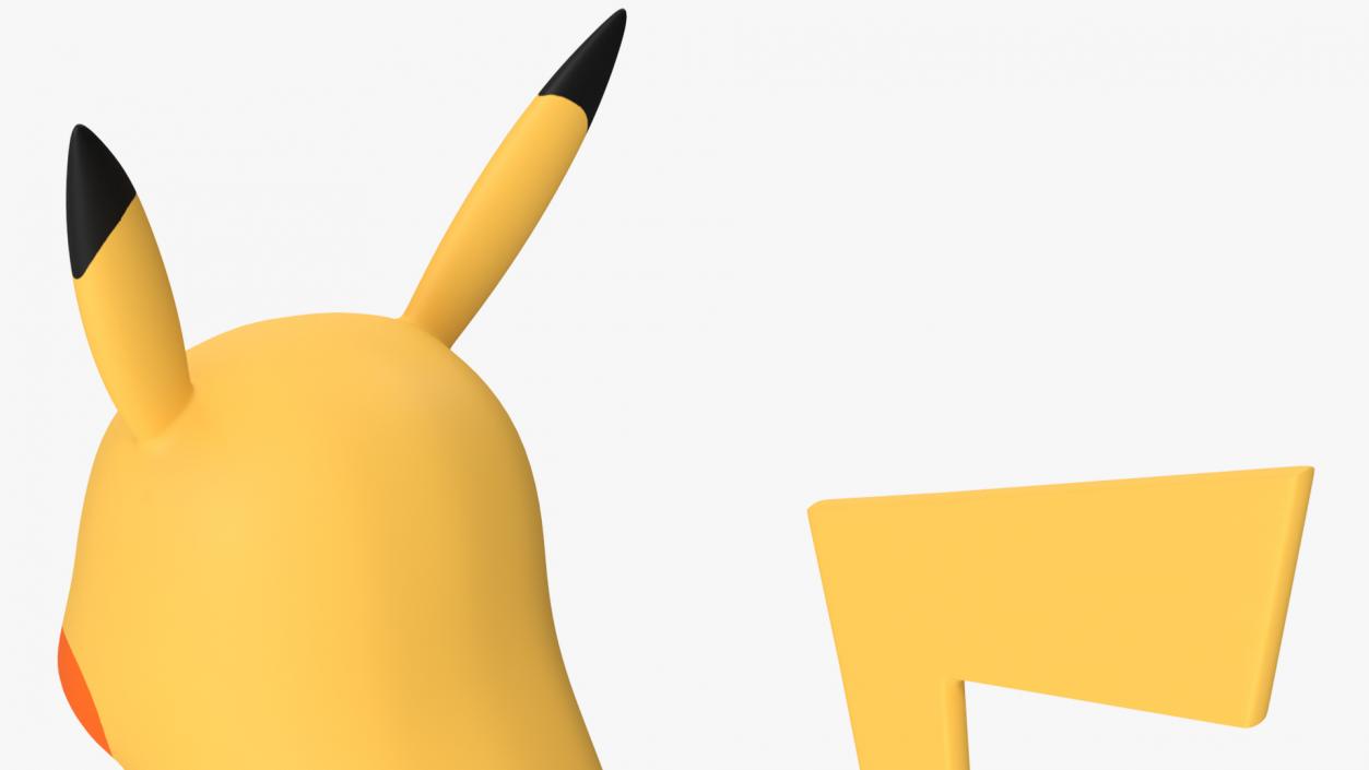 3D Pikachu Character Rigged for Maya model