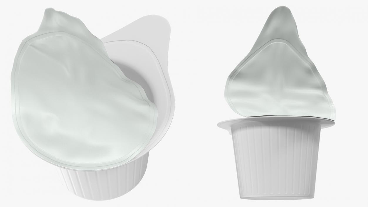 3D Used Food Containers Collection