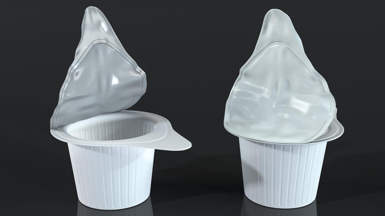 3D Used Food Containers Collection