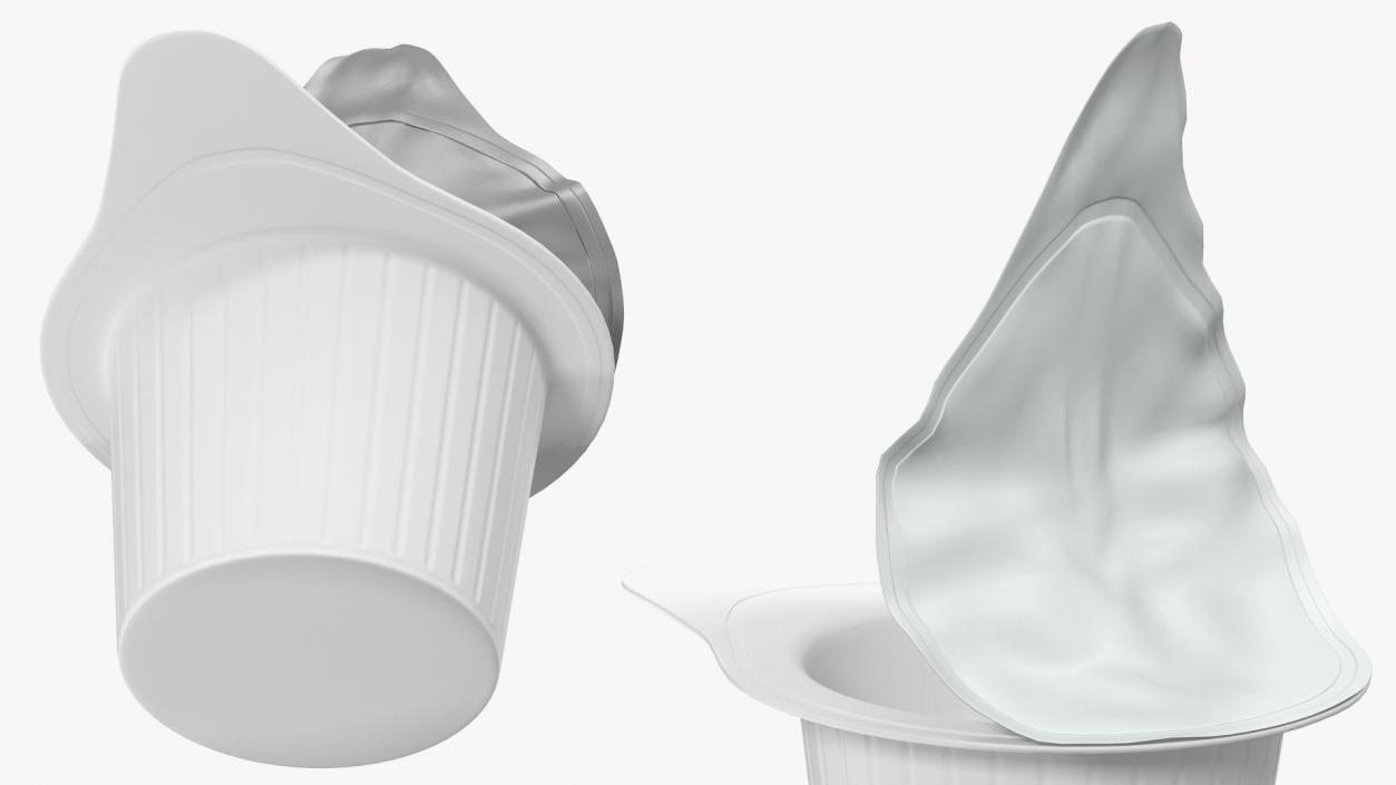 3D Used Food Containers Collection