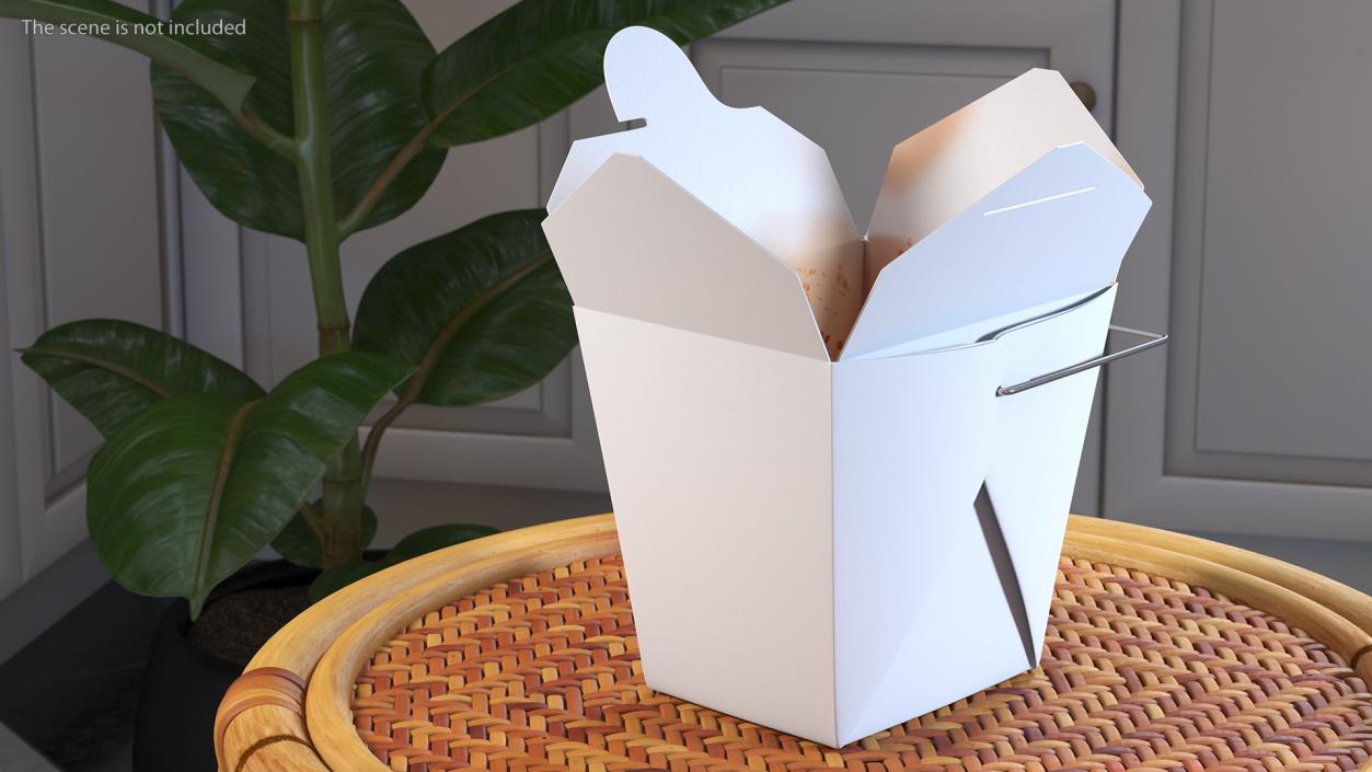 3D Used Food Containers Collection