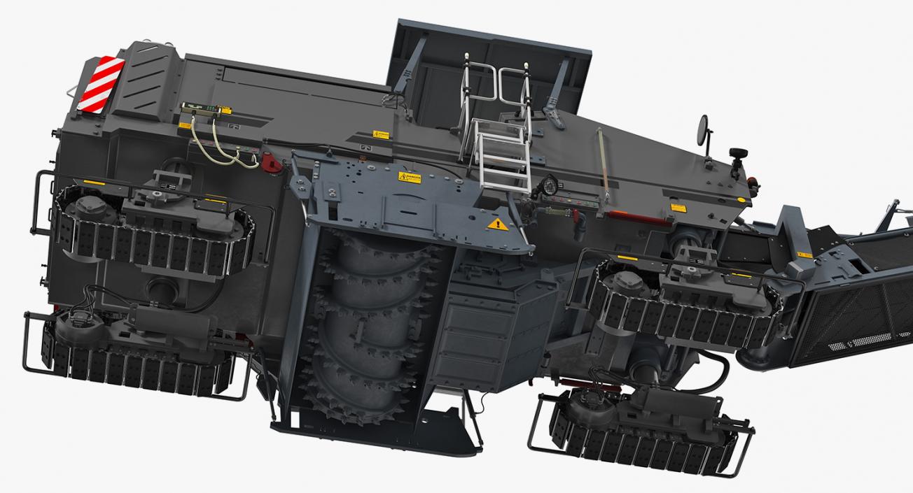 Asphalt Milling Machine Clean 3D model