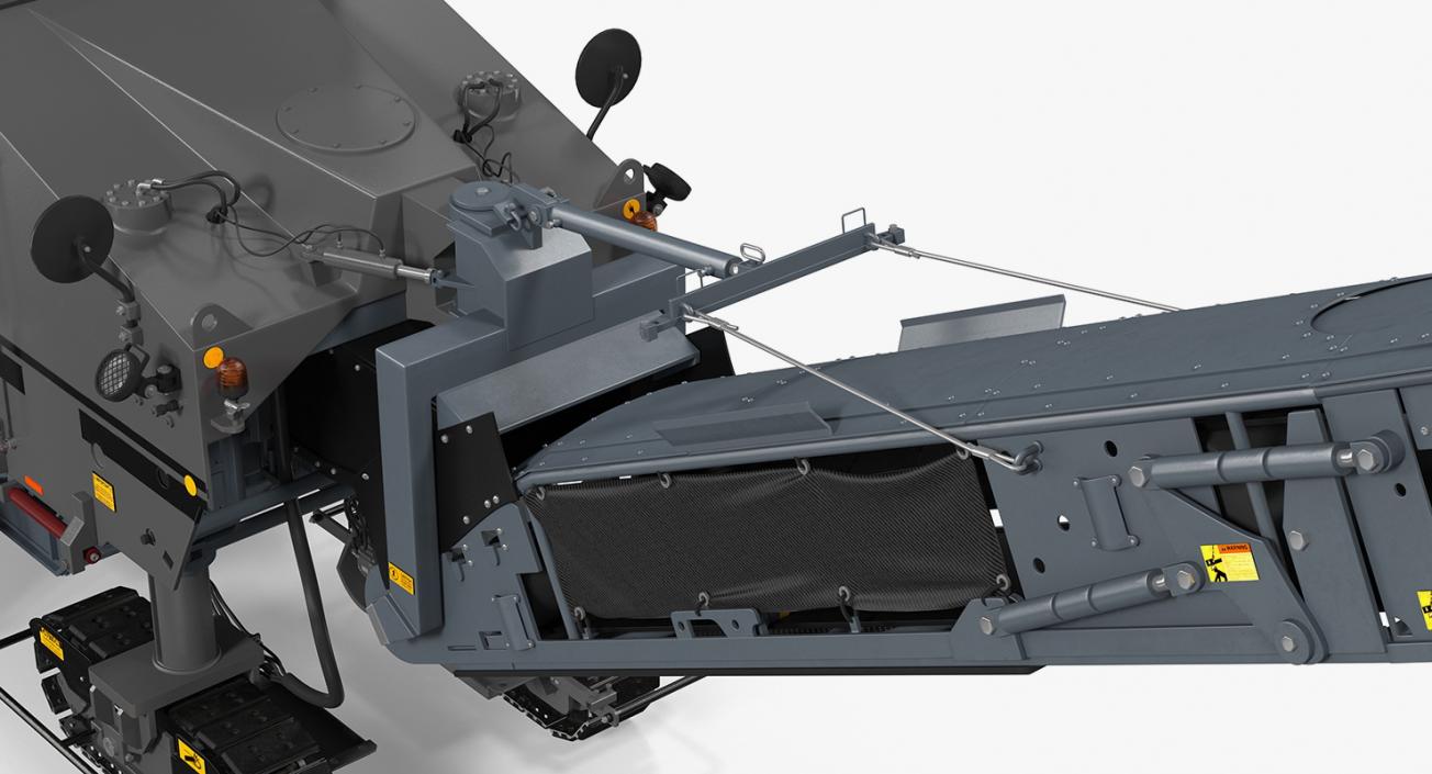 Asphalt Milling Machine Clean 3D model