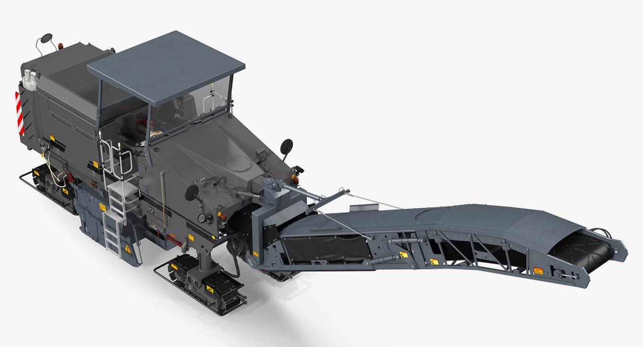 Asphalt Milling Machine Clean 3D model