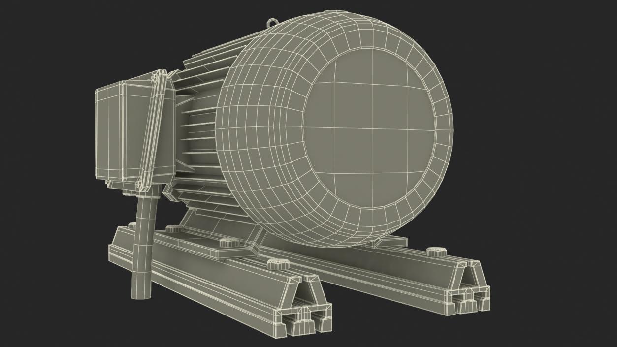 3D Single Phase Induction Motor model