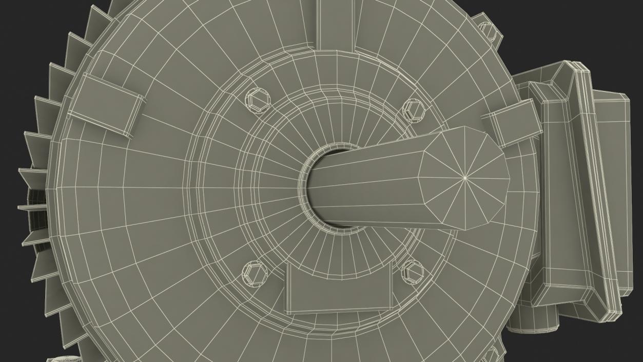 3D Single Phase Induction Motor model