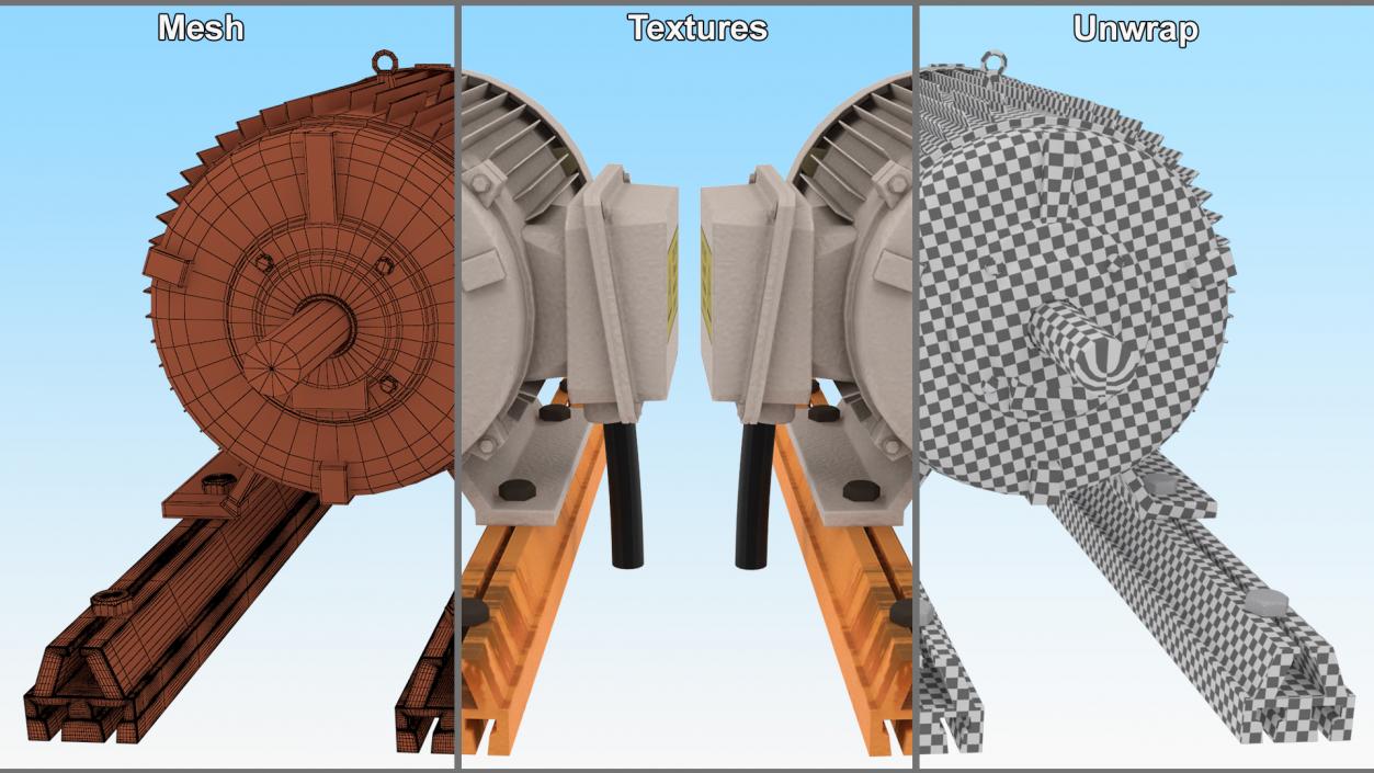 3D Single Phase Induction Motor model