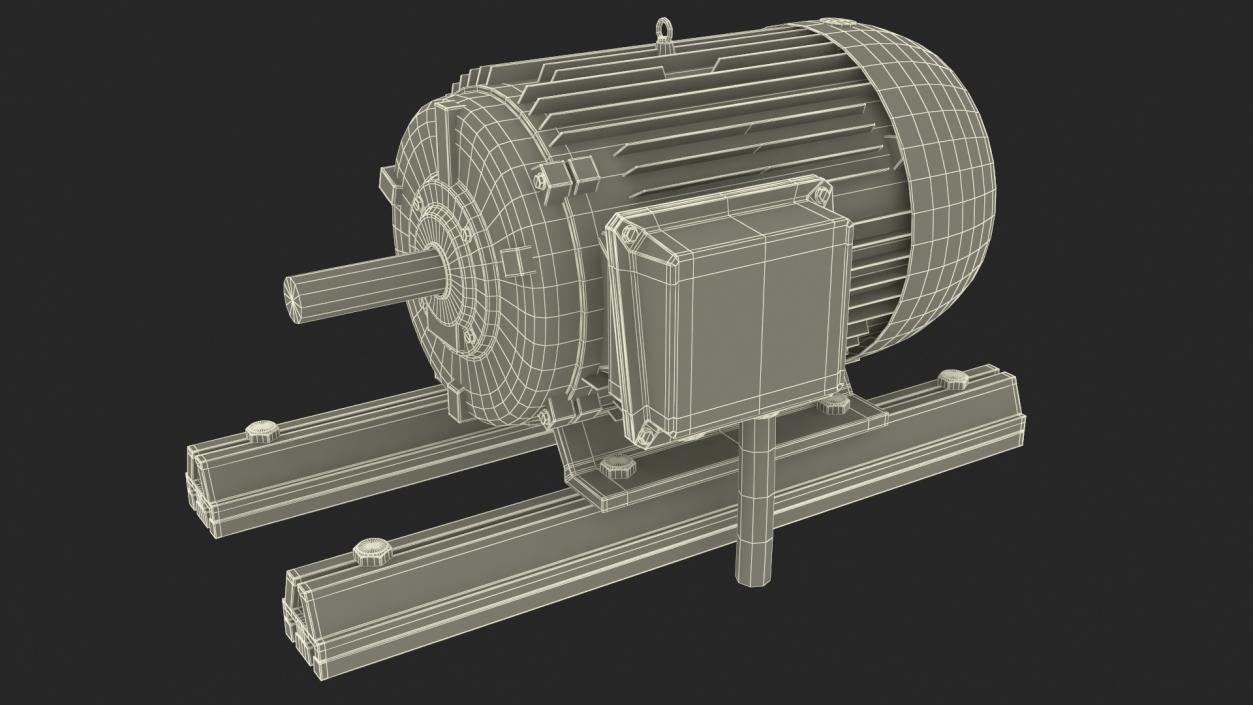 3D Single Phase Induction Motor model