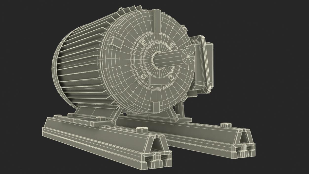 3D Single Phase Induction Motor model