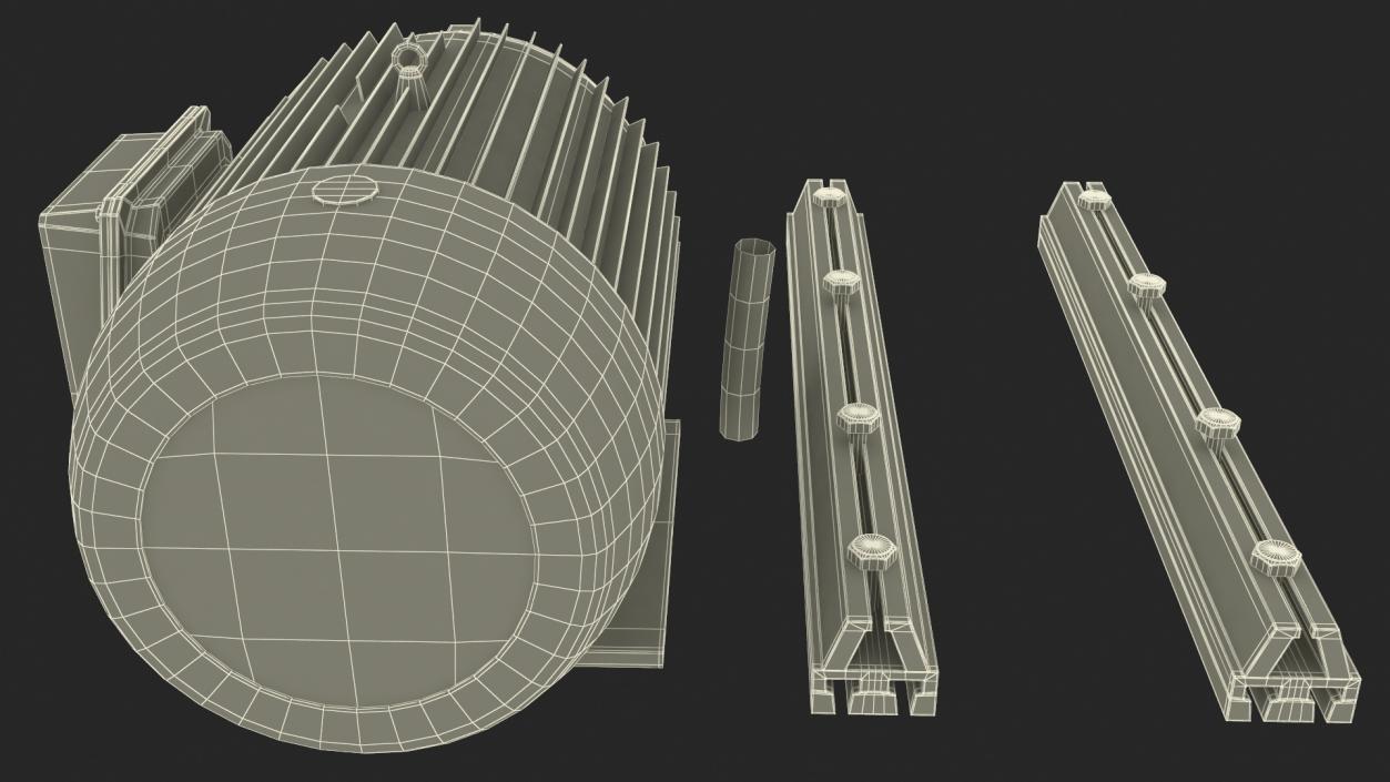 3D Single Phase Induction Motor model