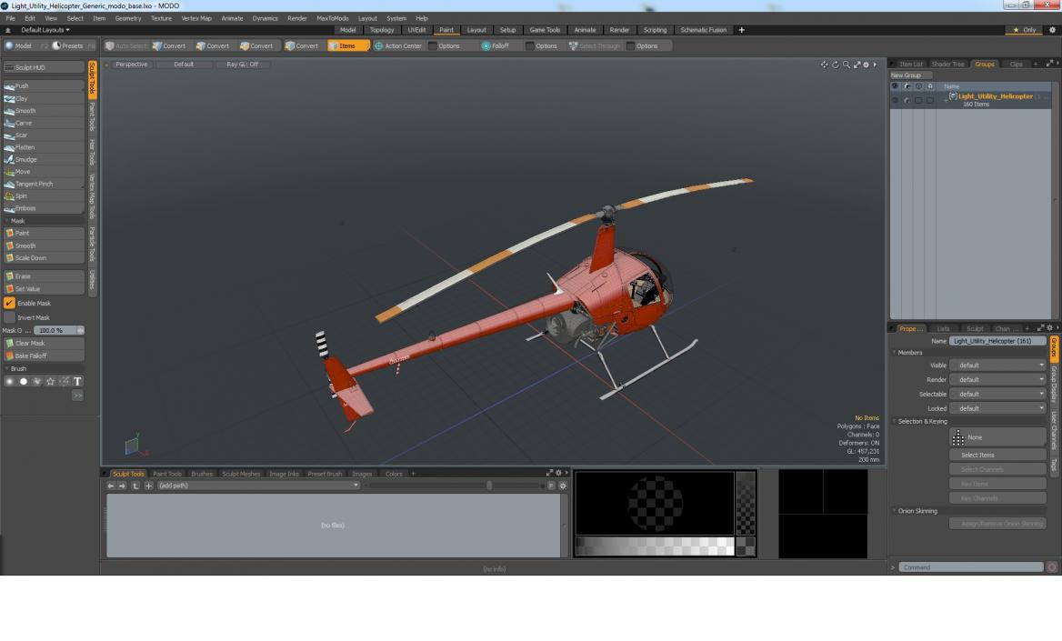 Lightweight Helicopter 3D