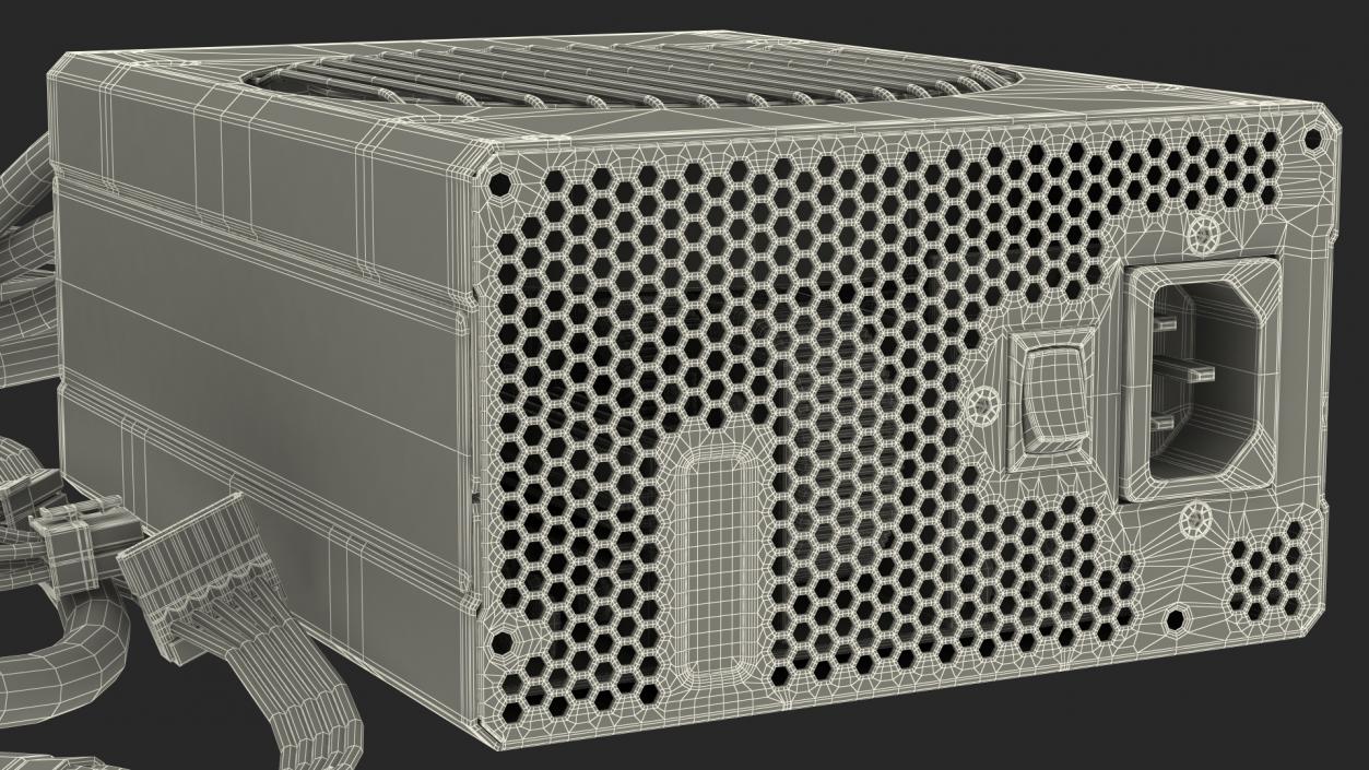 3D PC ATX Modular PSU model