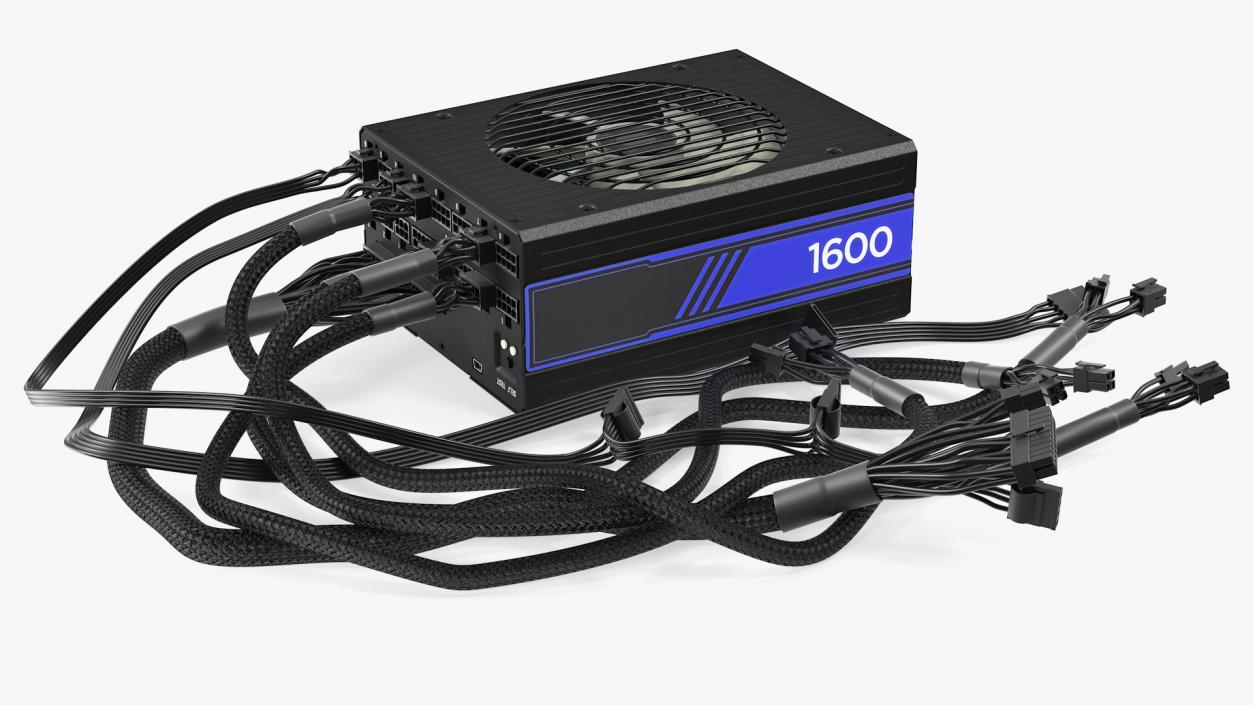 3D PC ATX Modular PSU model