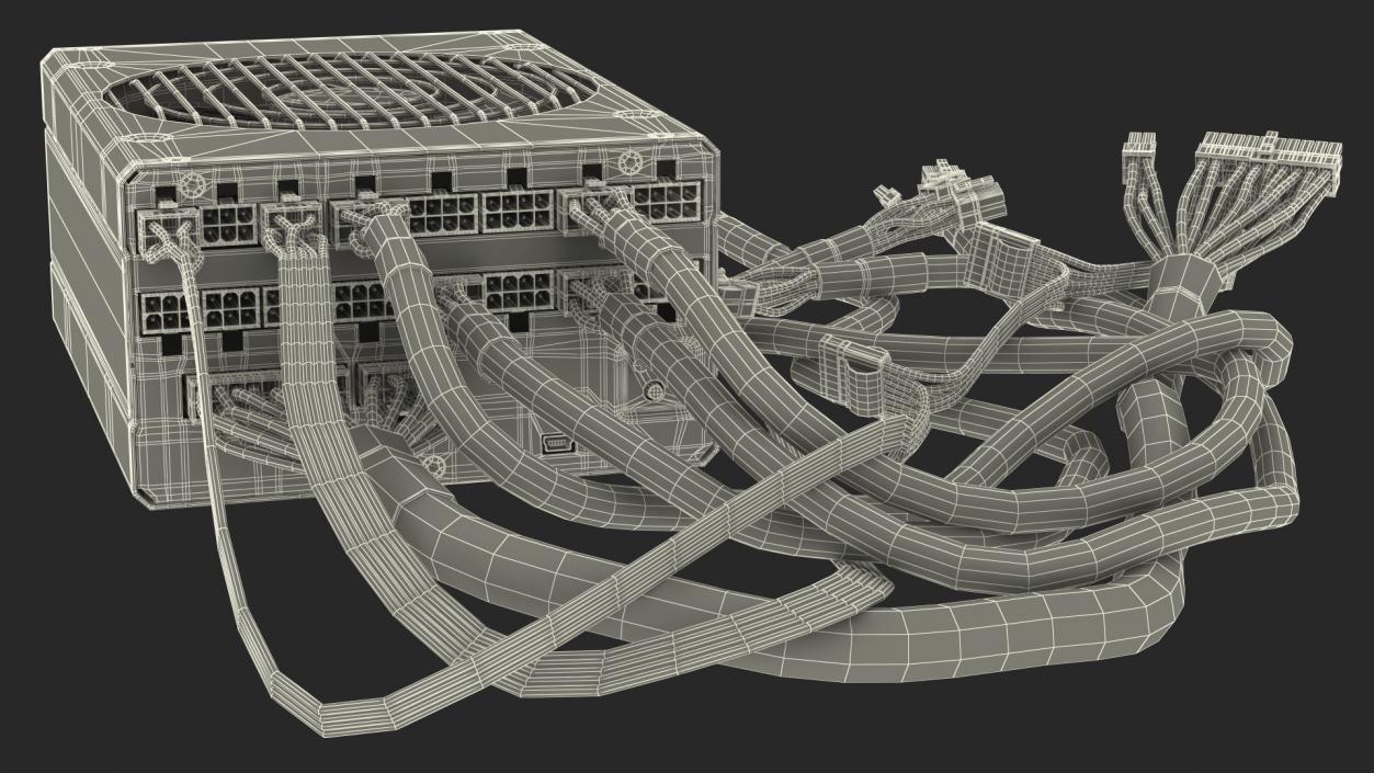 3D PC ATX Modular PSU model