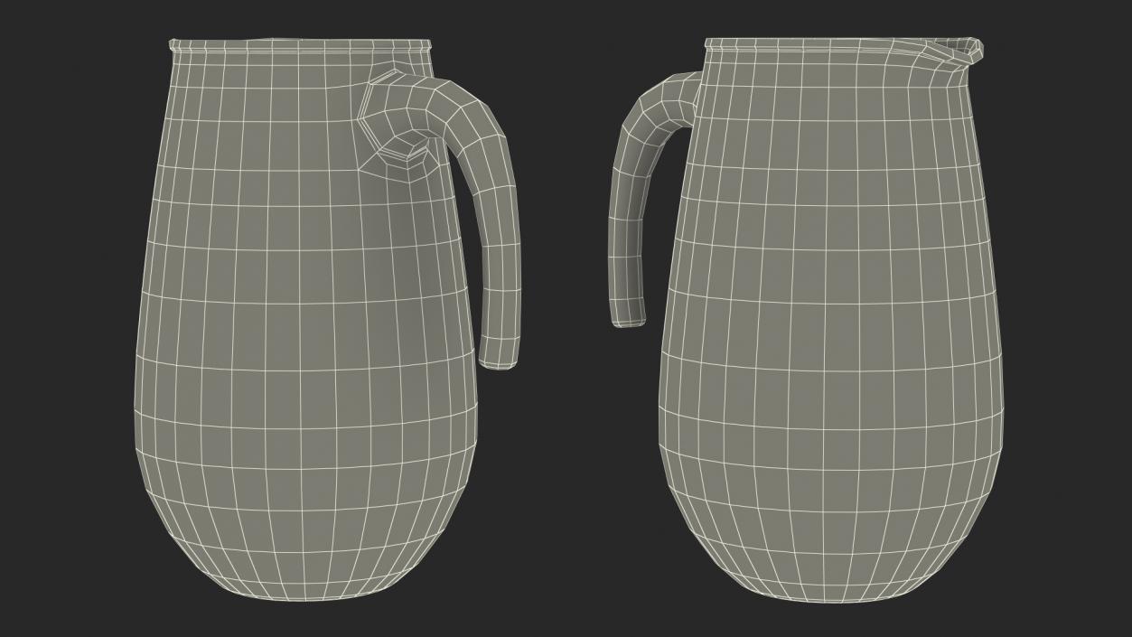 Glass Jugs With Water Collection 4 3D model