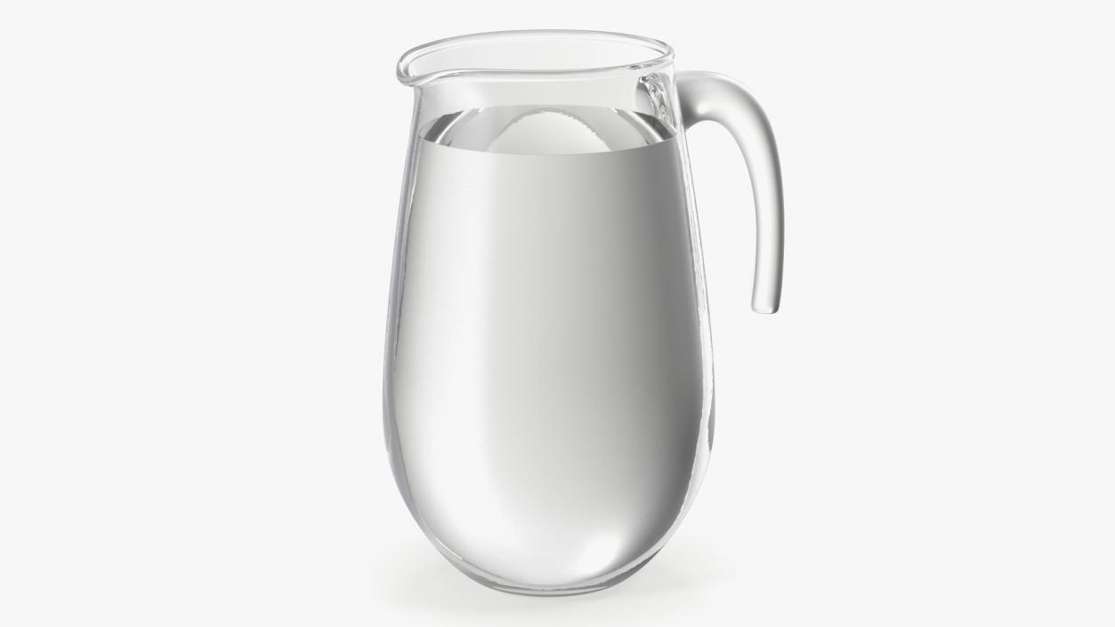 Glass Jugs With Water Collection 4 3D model