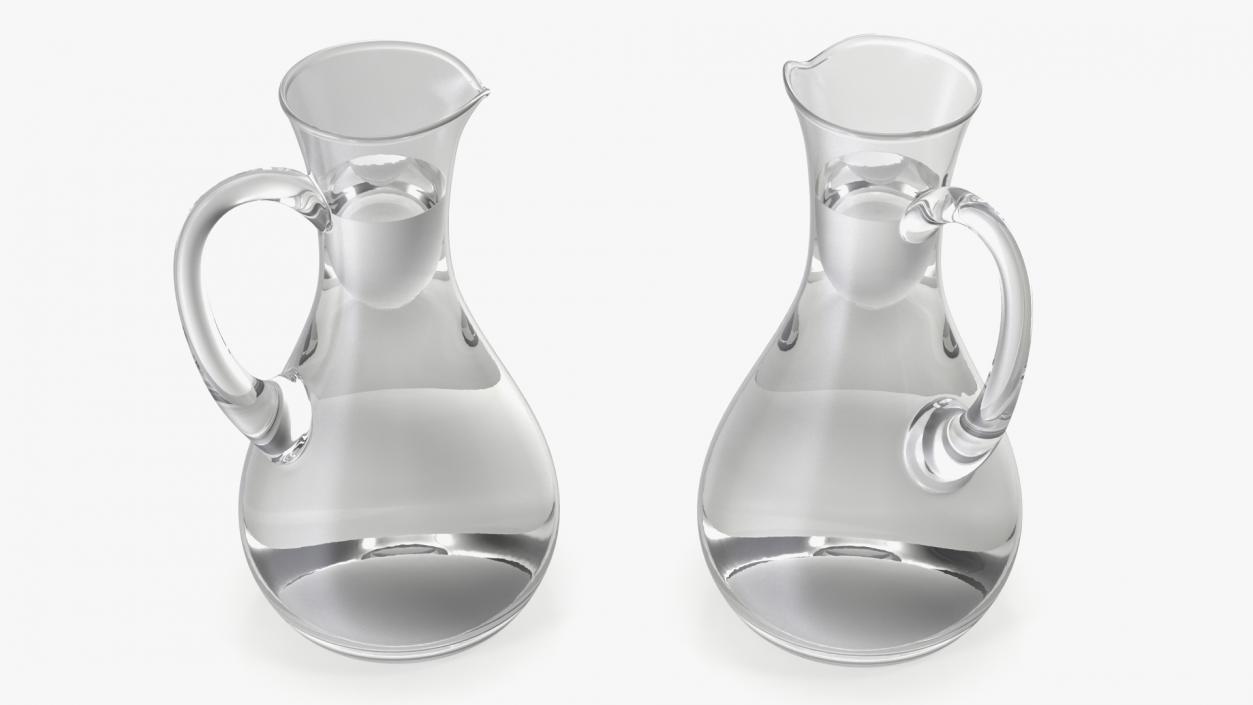 Glass Jugs With Water Collection 4 3D model