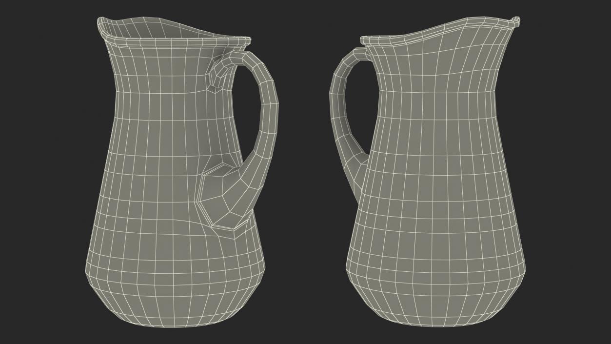 Glass Jugs With Water Collection 4 3D model