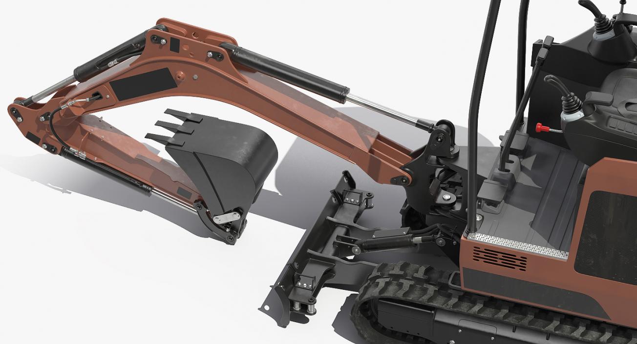 Mini Excavator Generic 3D