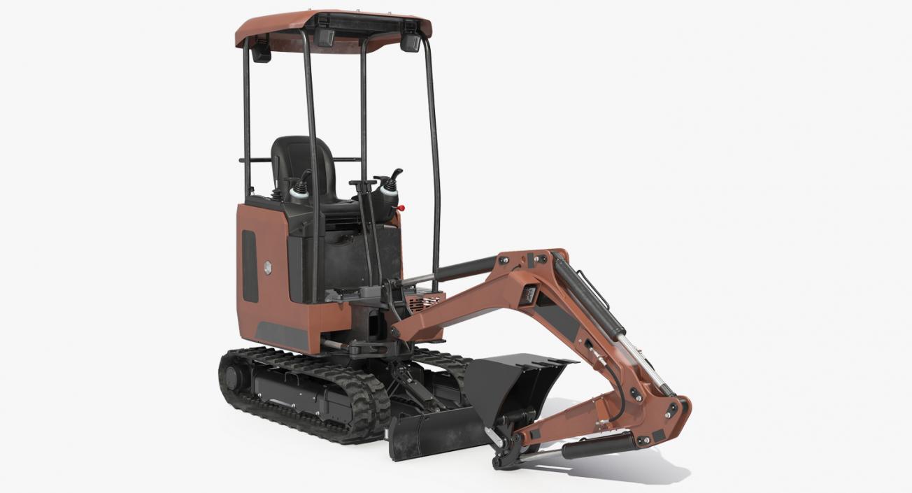 Mini Excavator Generic 3D