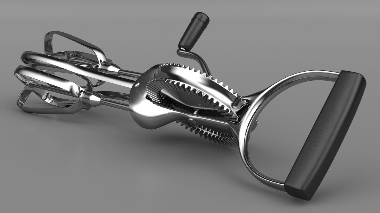 Handheld Egg Beater 3D model