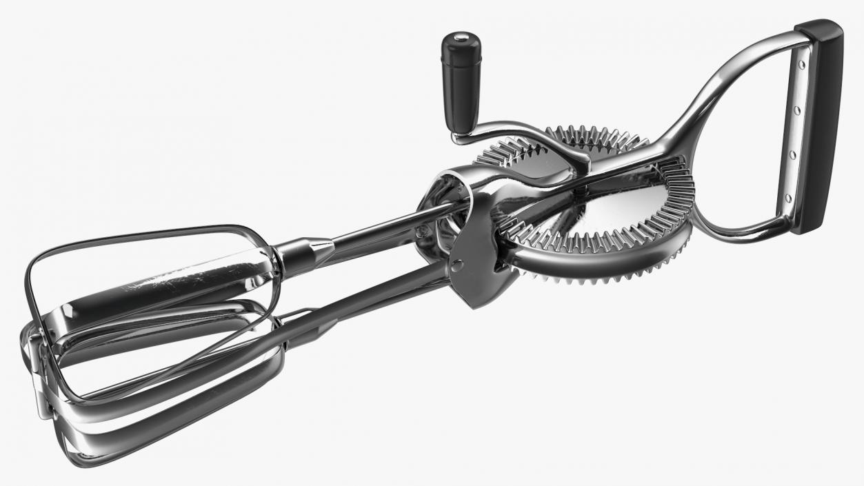 Handheld Egg Beater 3D model