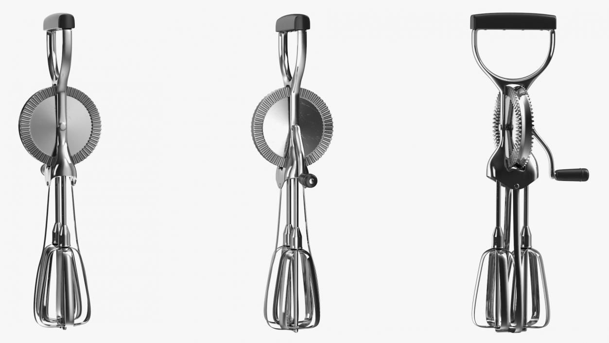 Handheld Egg Beater 3D model