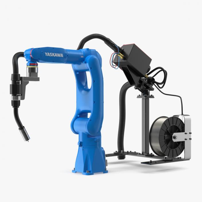 Yaskawa Motoman GP7 Robot with Welding Kit 3D